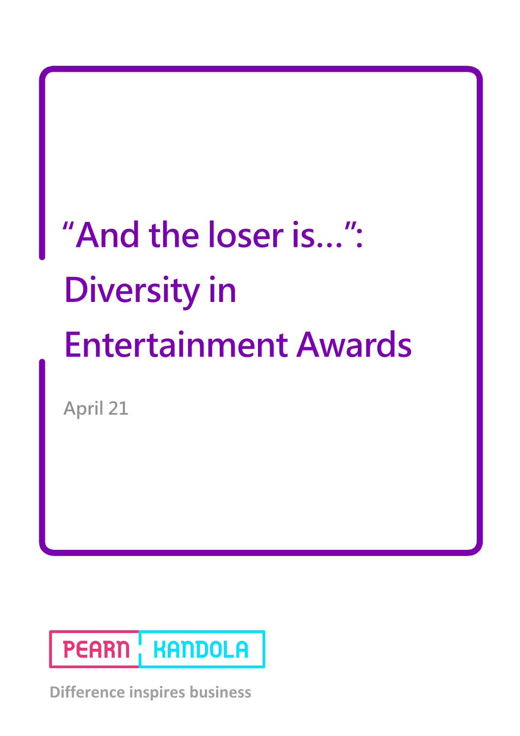 Diversity in Entertainment Awards