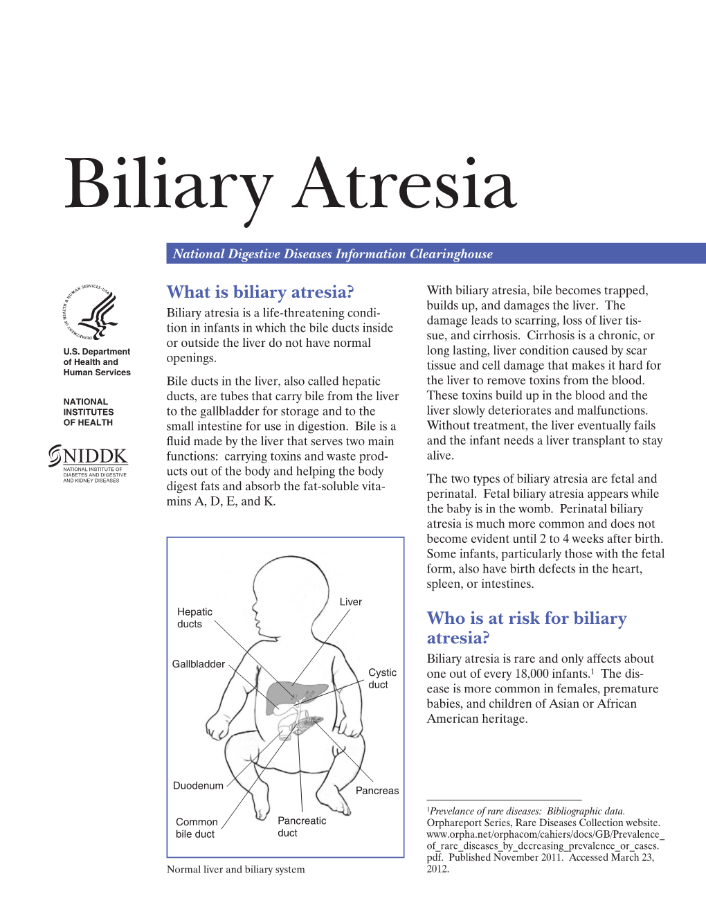 Biliary Atresia