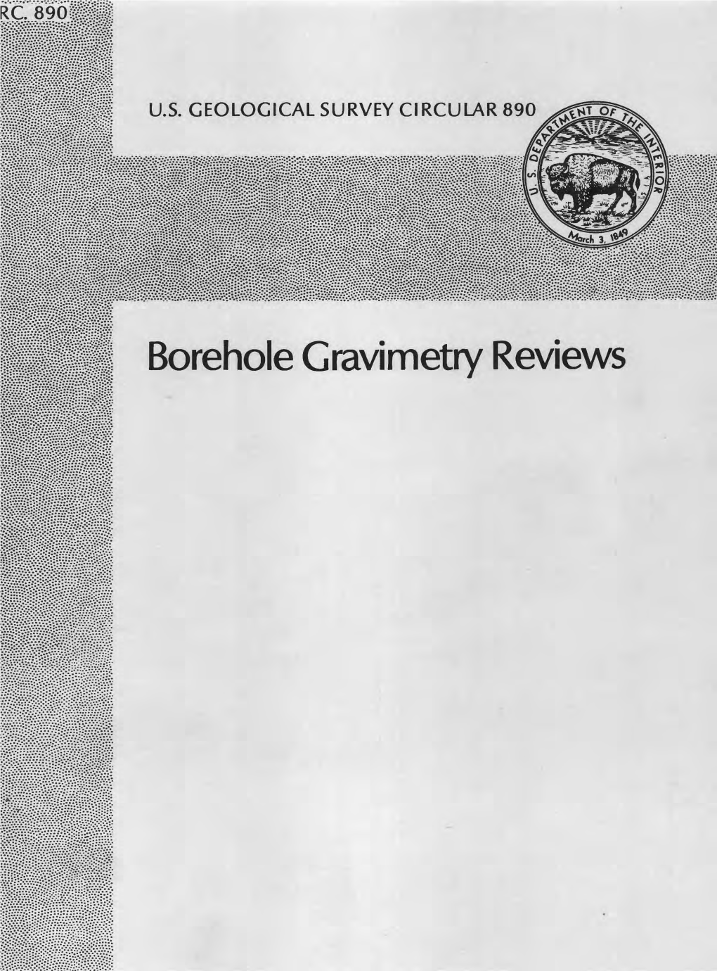 Borehole Gravimetry Reviews Borehole Gravimetry Reviews