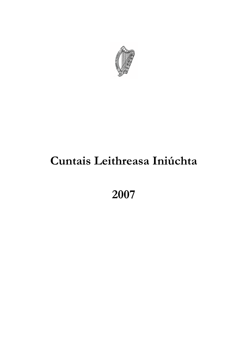 Cuntais Leithreasa Iniúchta 2007