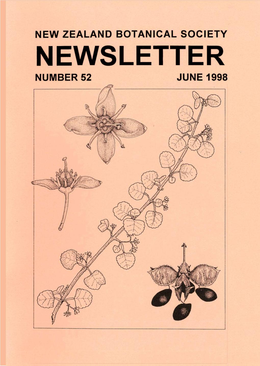1998 New Zealand Botanical Society Newsletter Number 52 June 1998