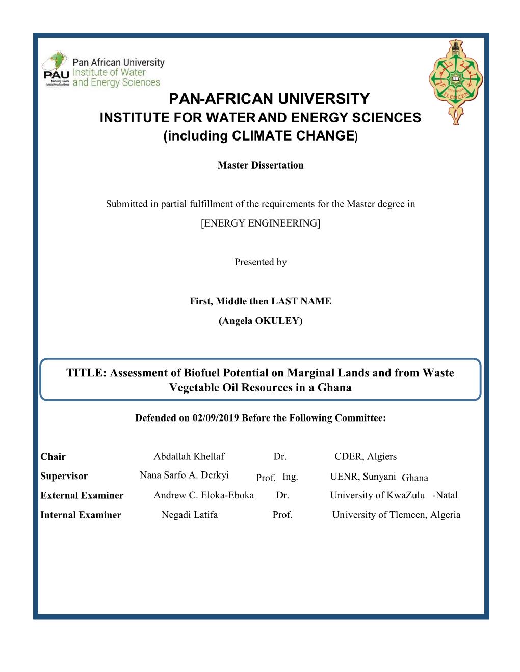 Pan-African University