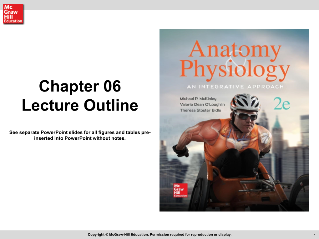 Chapter 06 Lecture Outline