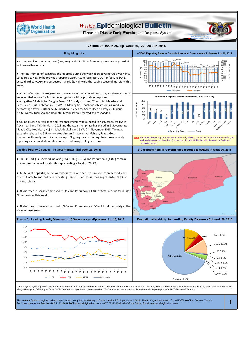 Weekly Epidemiological Bulletin