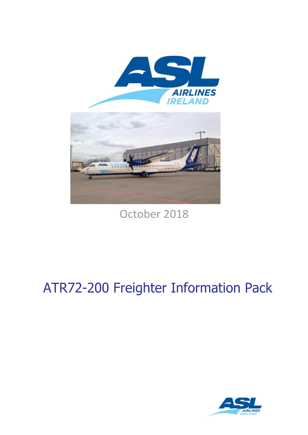 ATR72-200 Freighter Information Pack