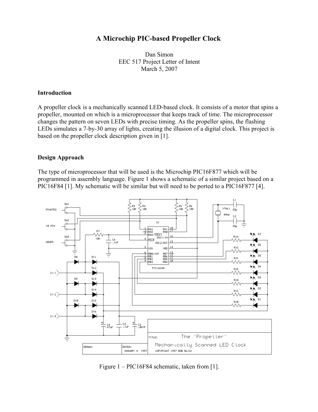 A Microchip PIC-Based Propeller Clock