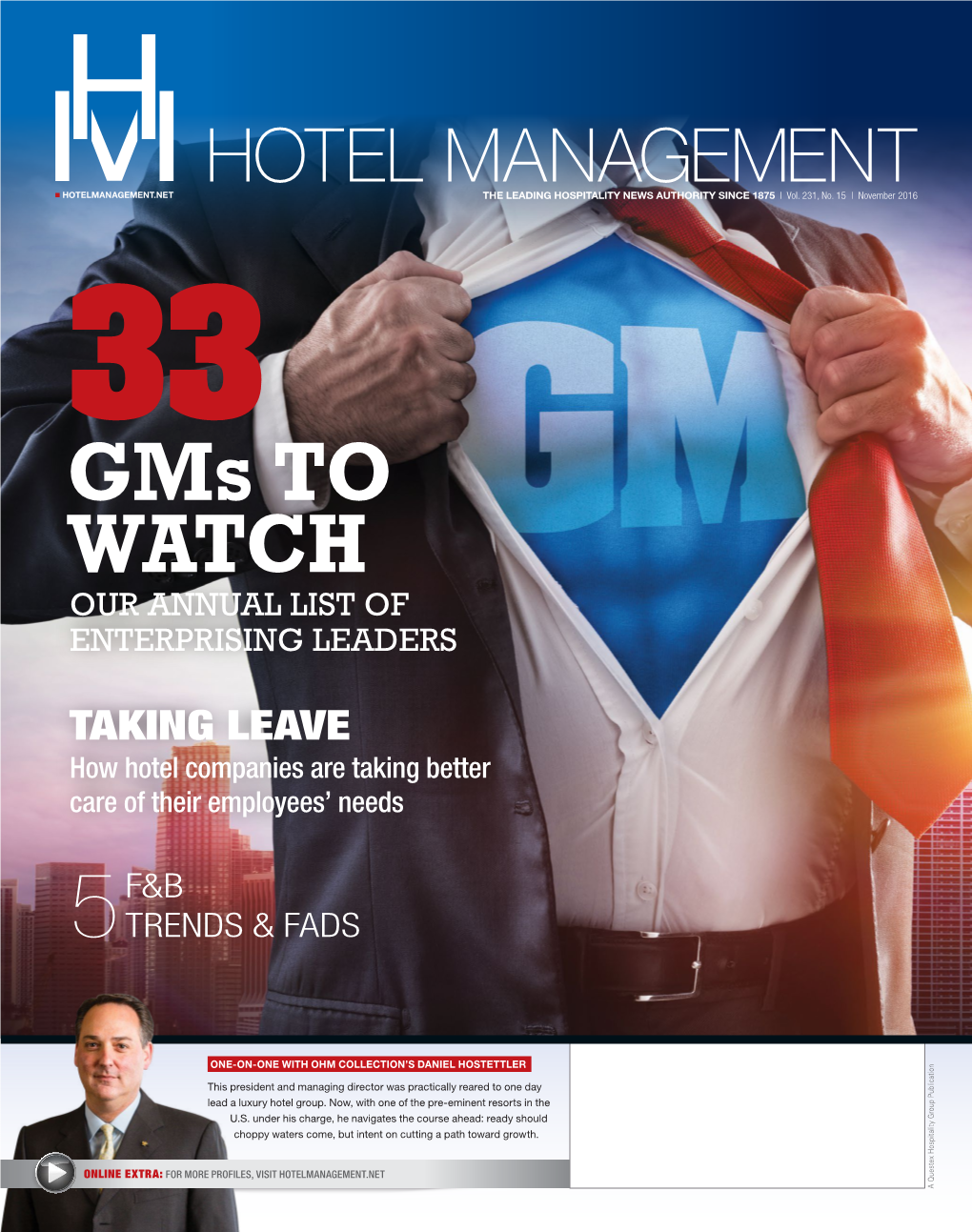 Gms to WATCH OUR ANNUAL LIST of ENTERPRISING LEADERS