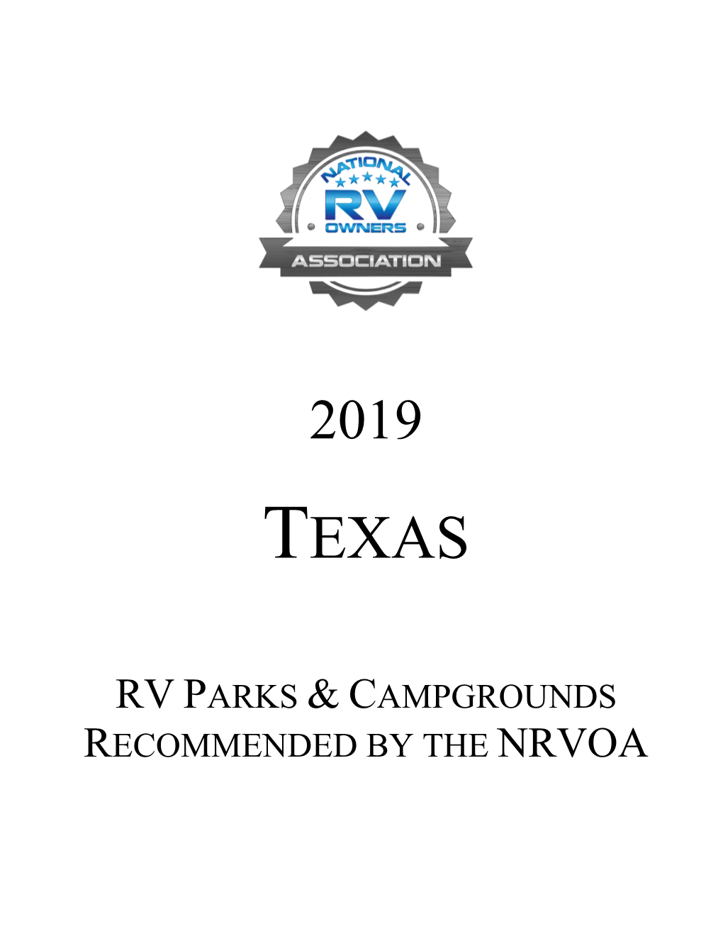 Rv Parks & Campgrounds Recommended by the Nrvoa