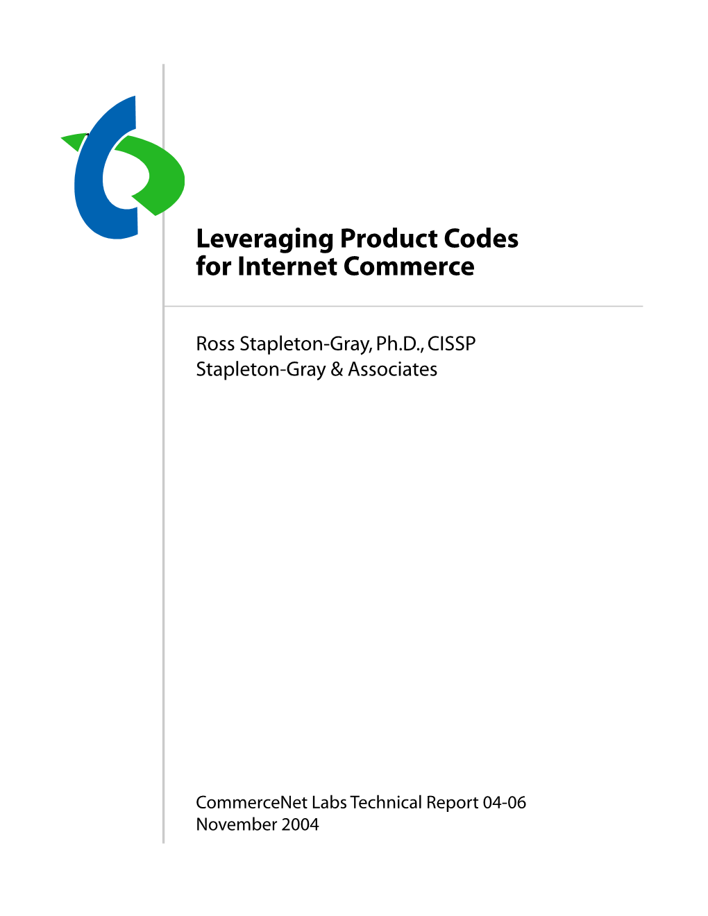 Leveraging Product Codes for Internet Commerce
