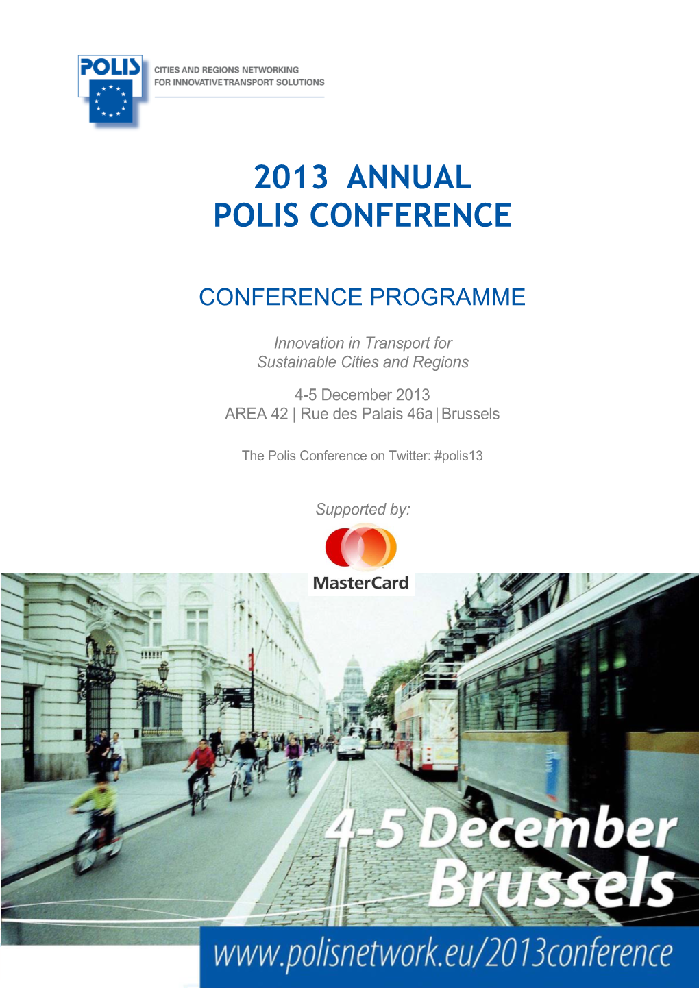 2013 Annual Polis Conference Programme