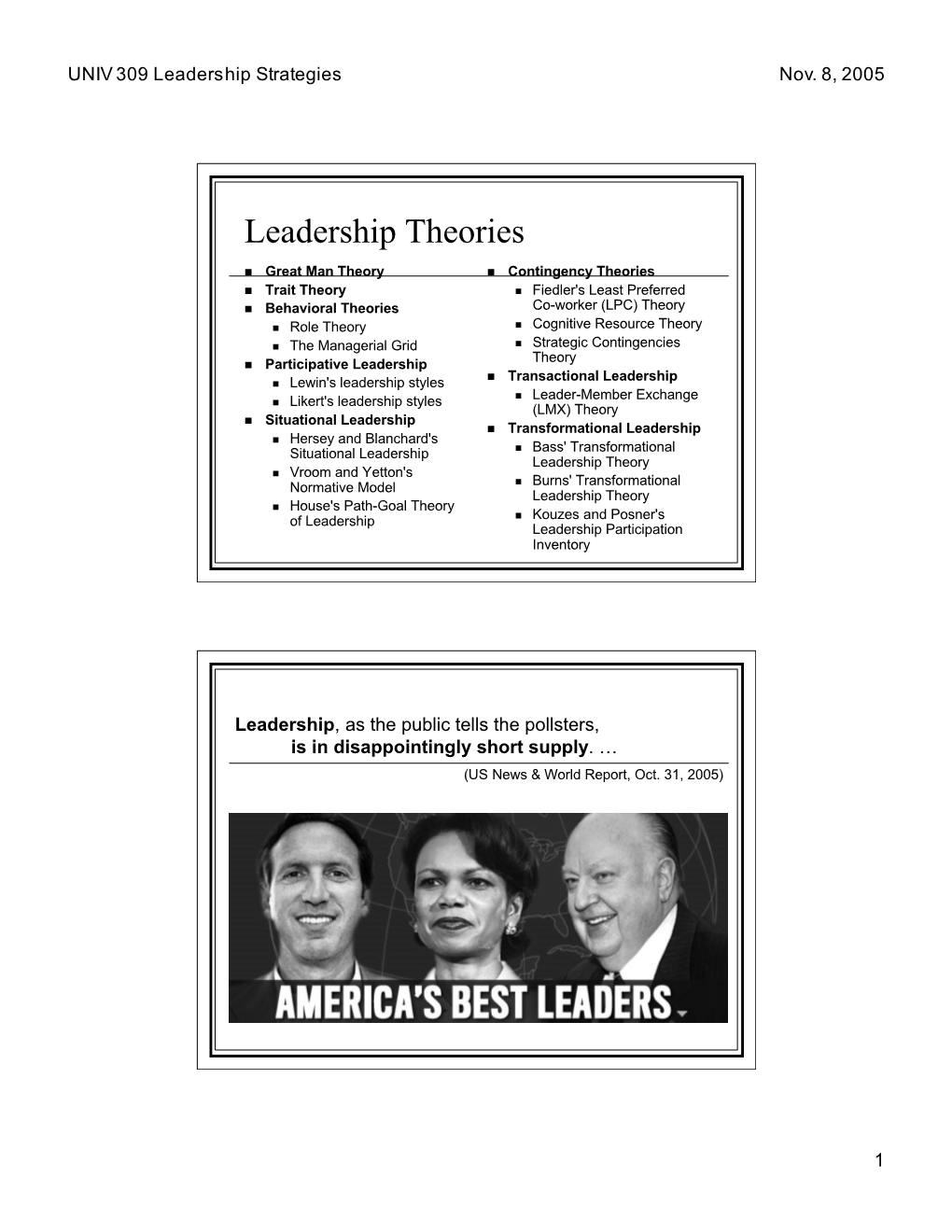 Leadership Strategies Nov