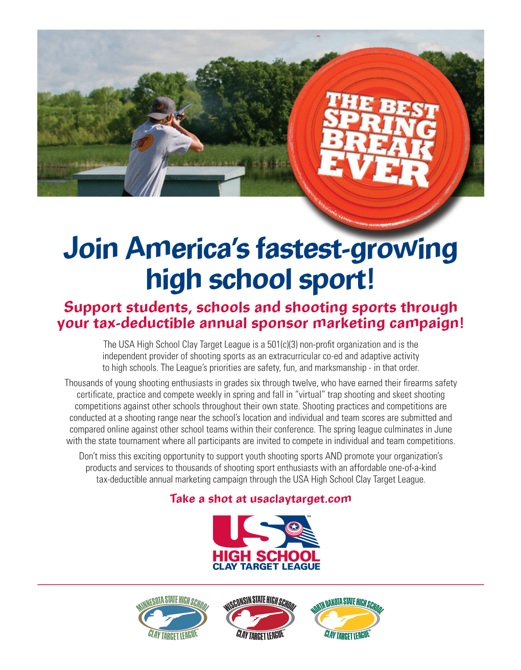 Join America's Fastest-Growing High School Sport!