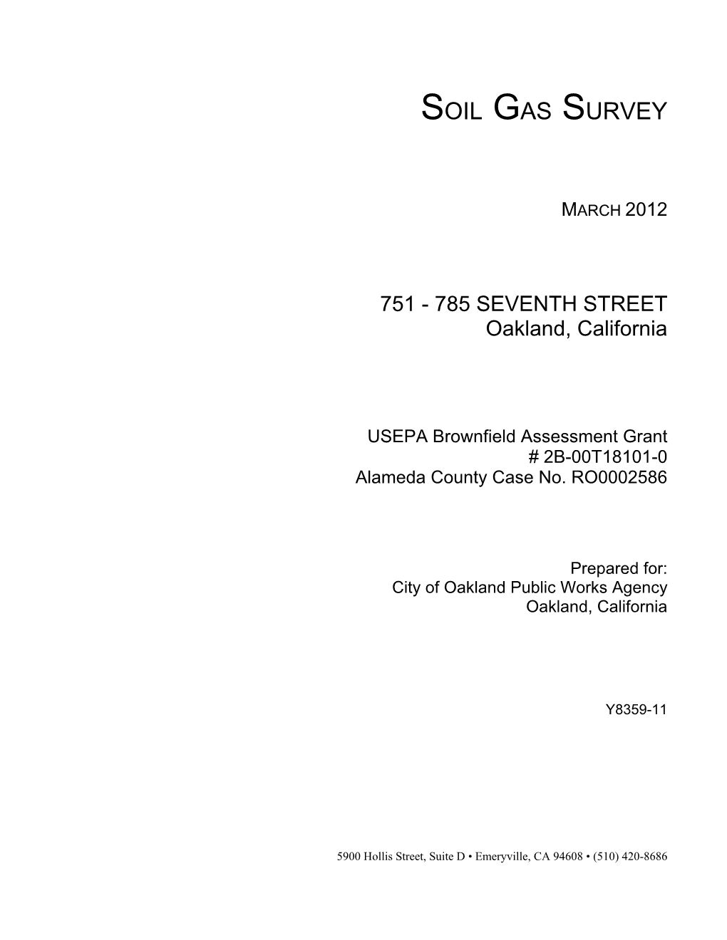 Soil Gas Survey