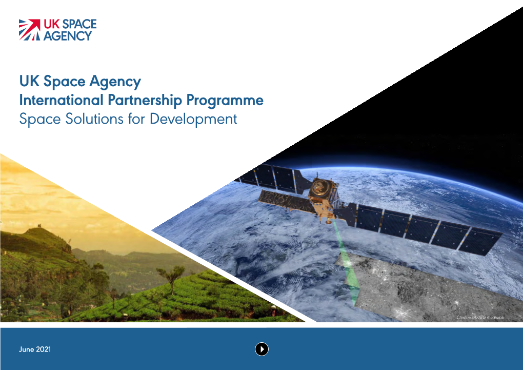 International Partnership Programme: Space Solutions for Development