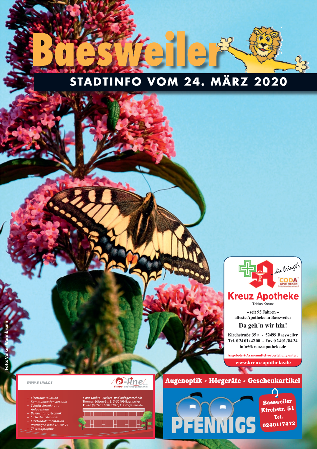 Stadtinfo Vom 24. März 2020