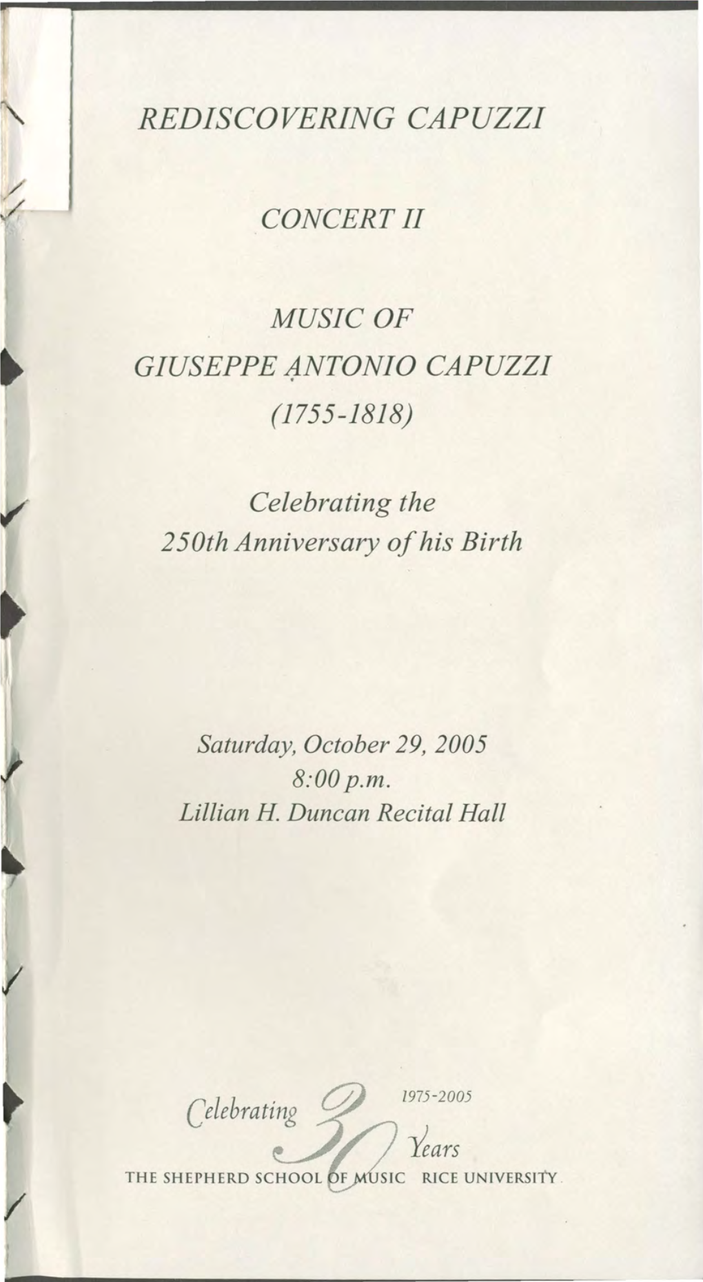 Rediscovering Capuzzi