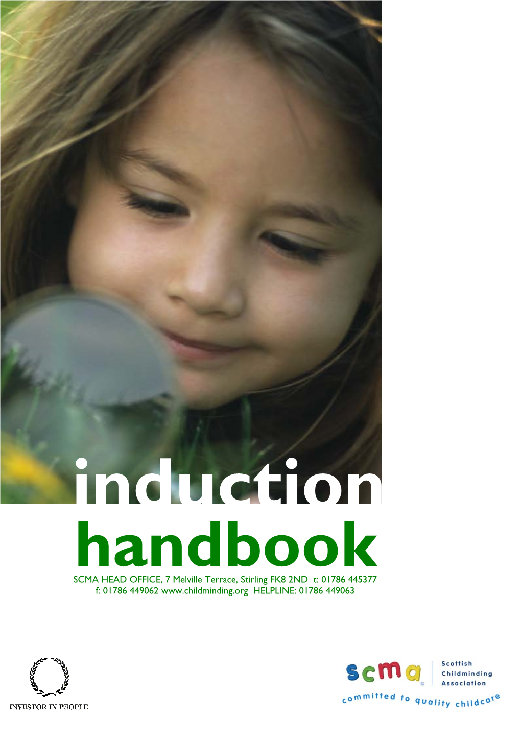 Induction Handbook Front Cover