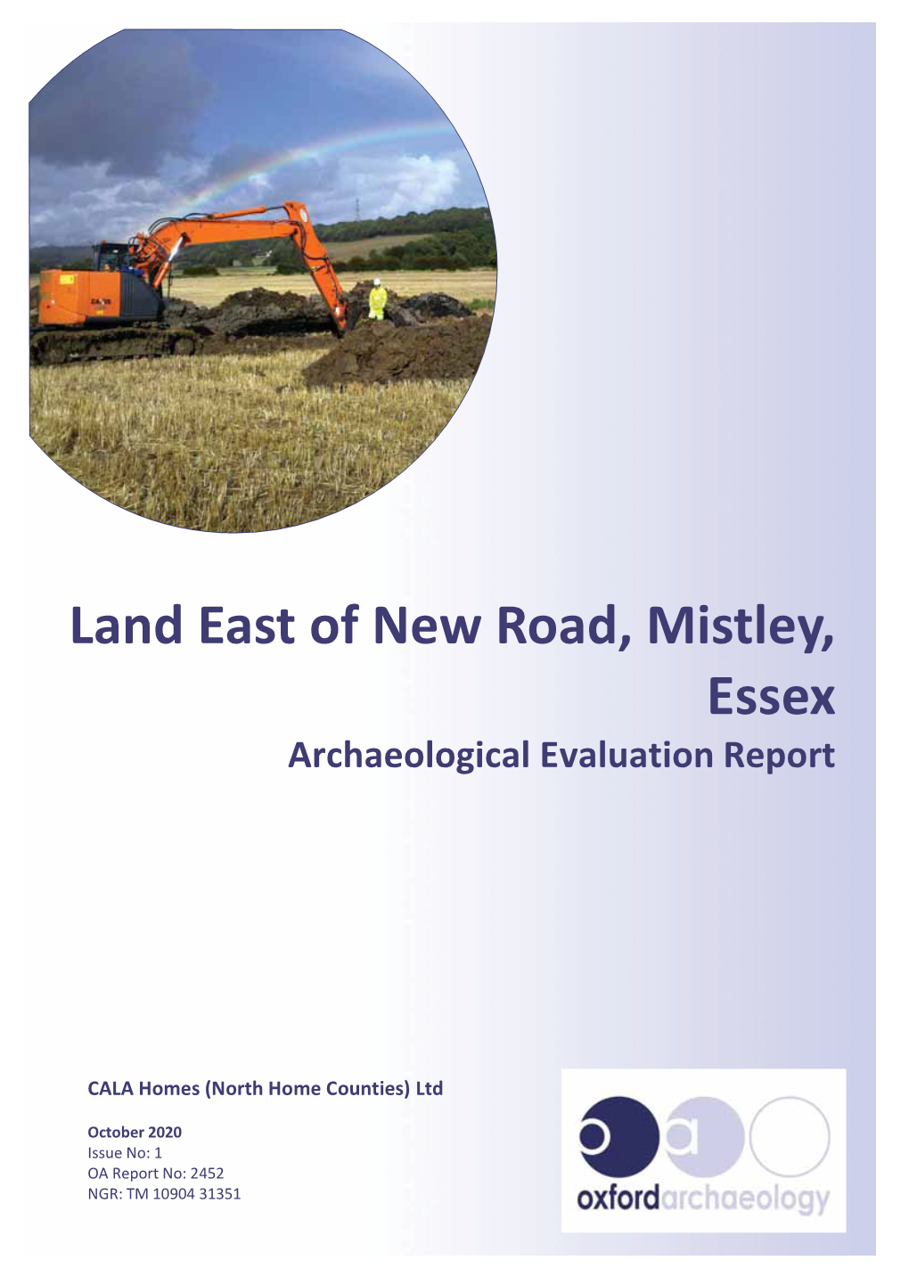 Land East of New Road, Mistley, Essex 1