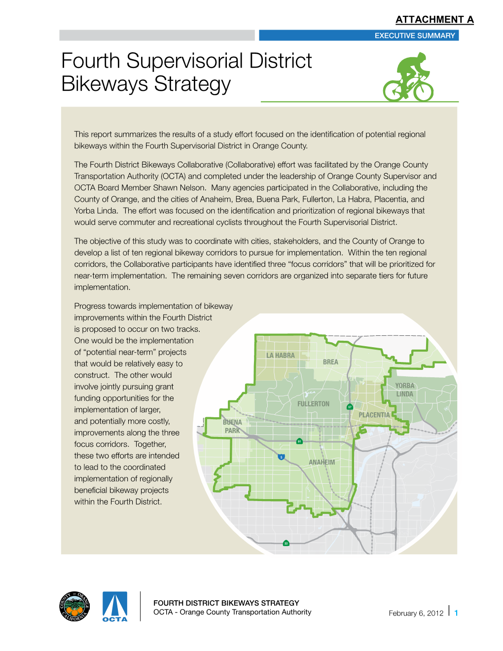 Fourth Supervisorial District Bikeways Strategy