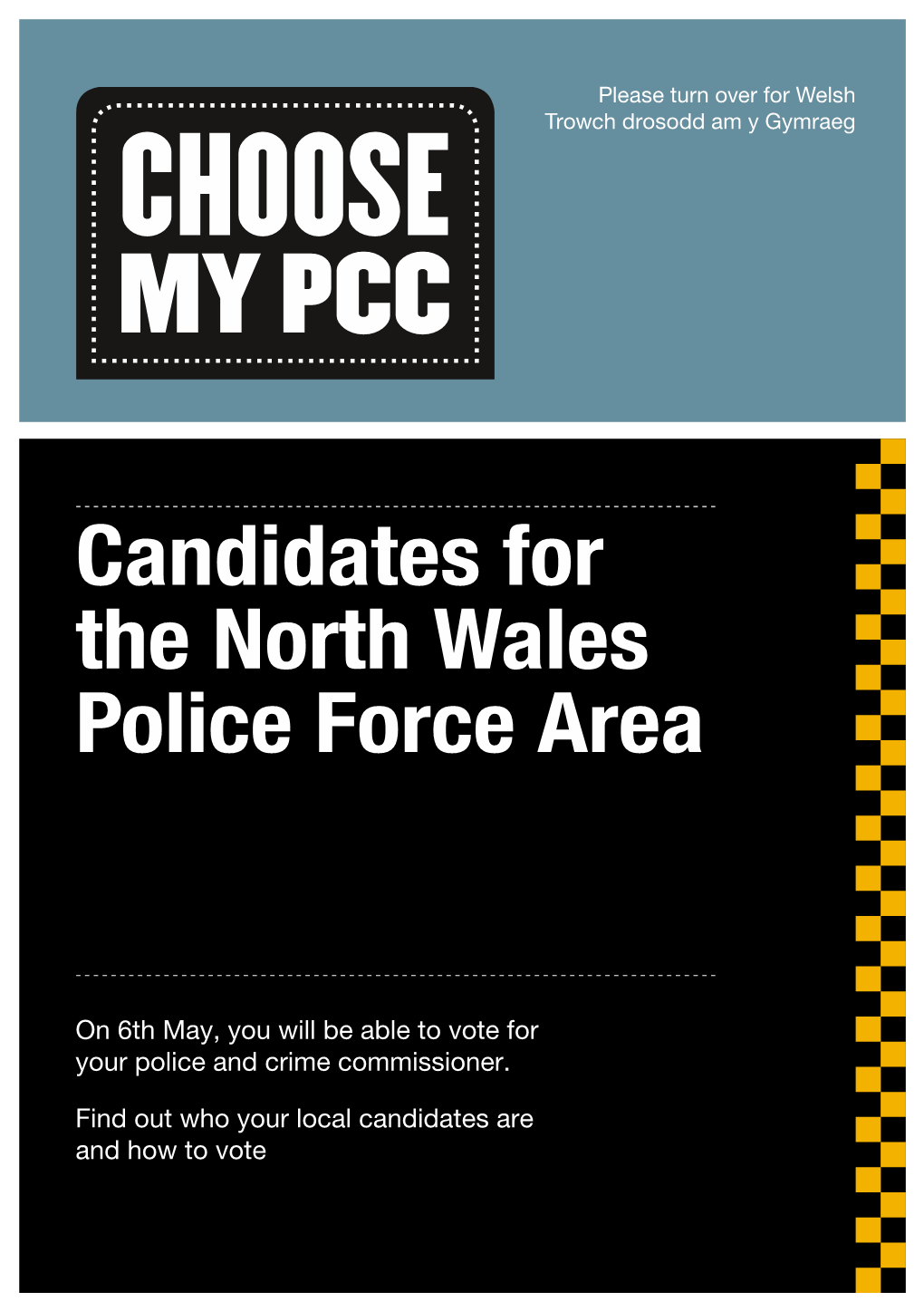 Candidates for the North Wales Police Force Area