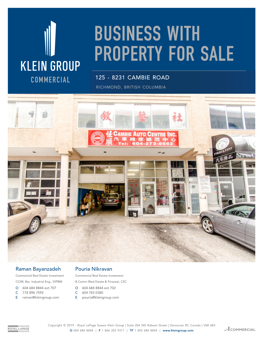 Business with Property for Sale