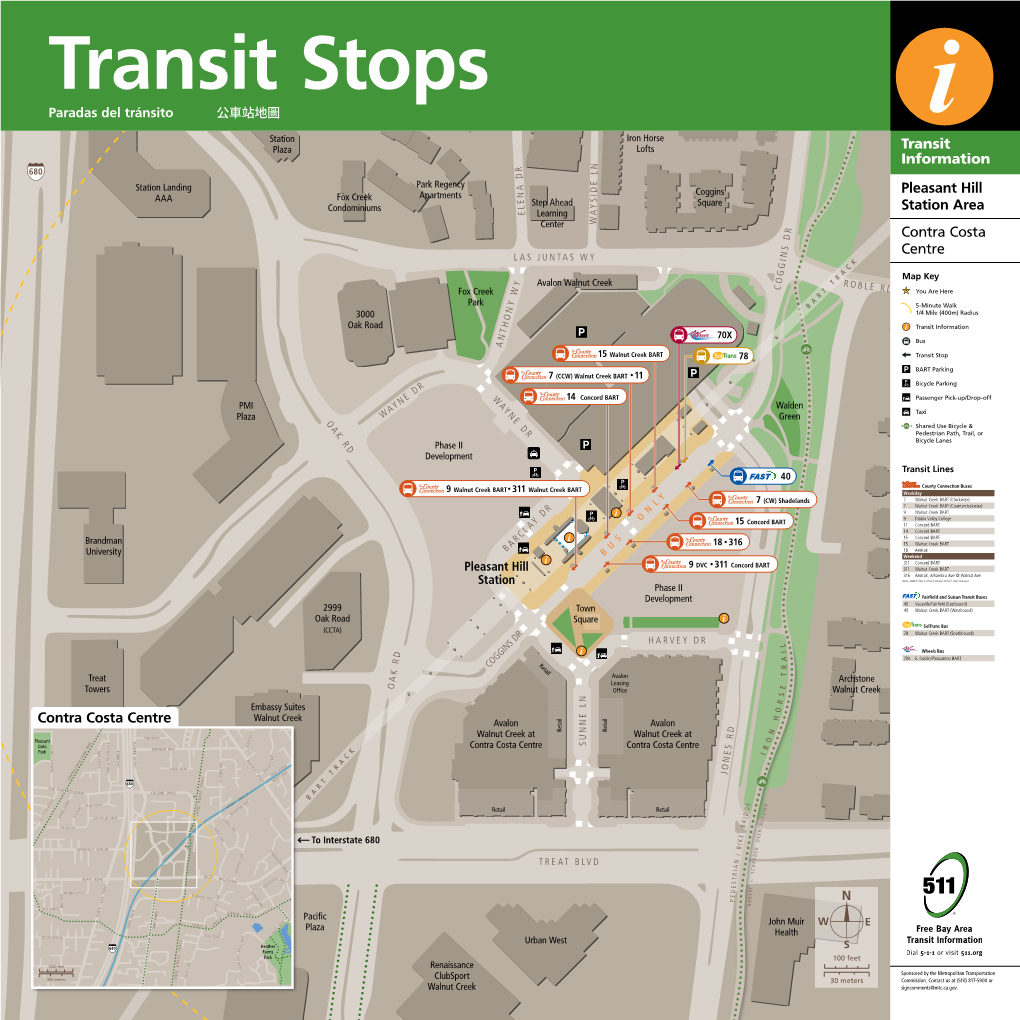 Contra Costa Centre Transit Information Pleasant Hill Station Area Contra Costa Centre