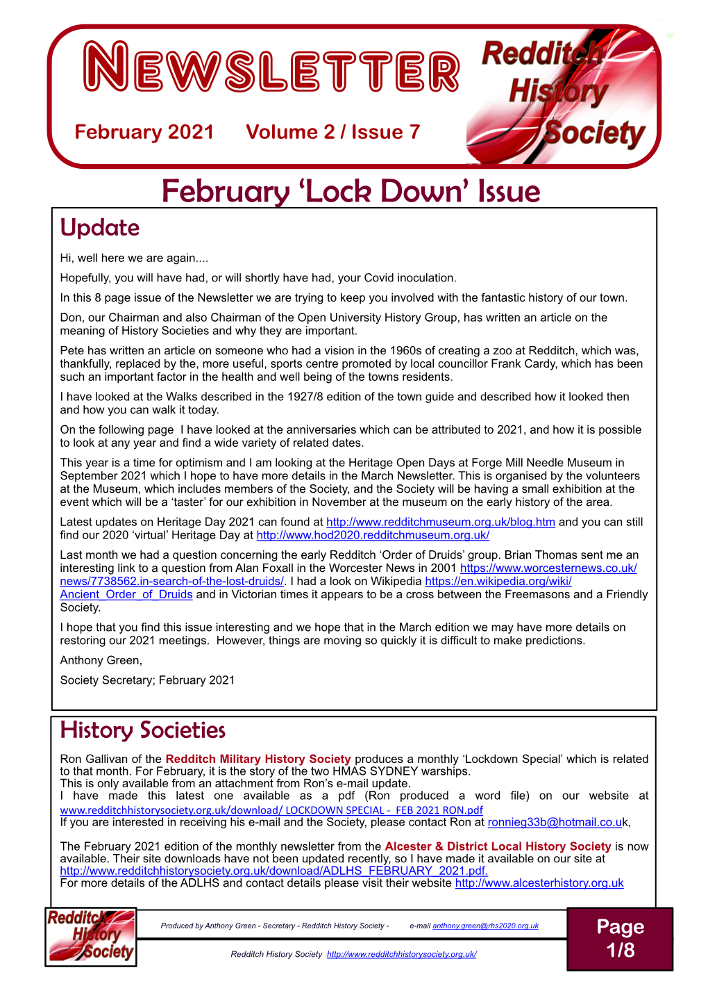 Newsletter March