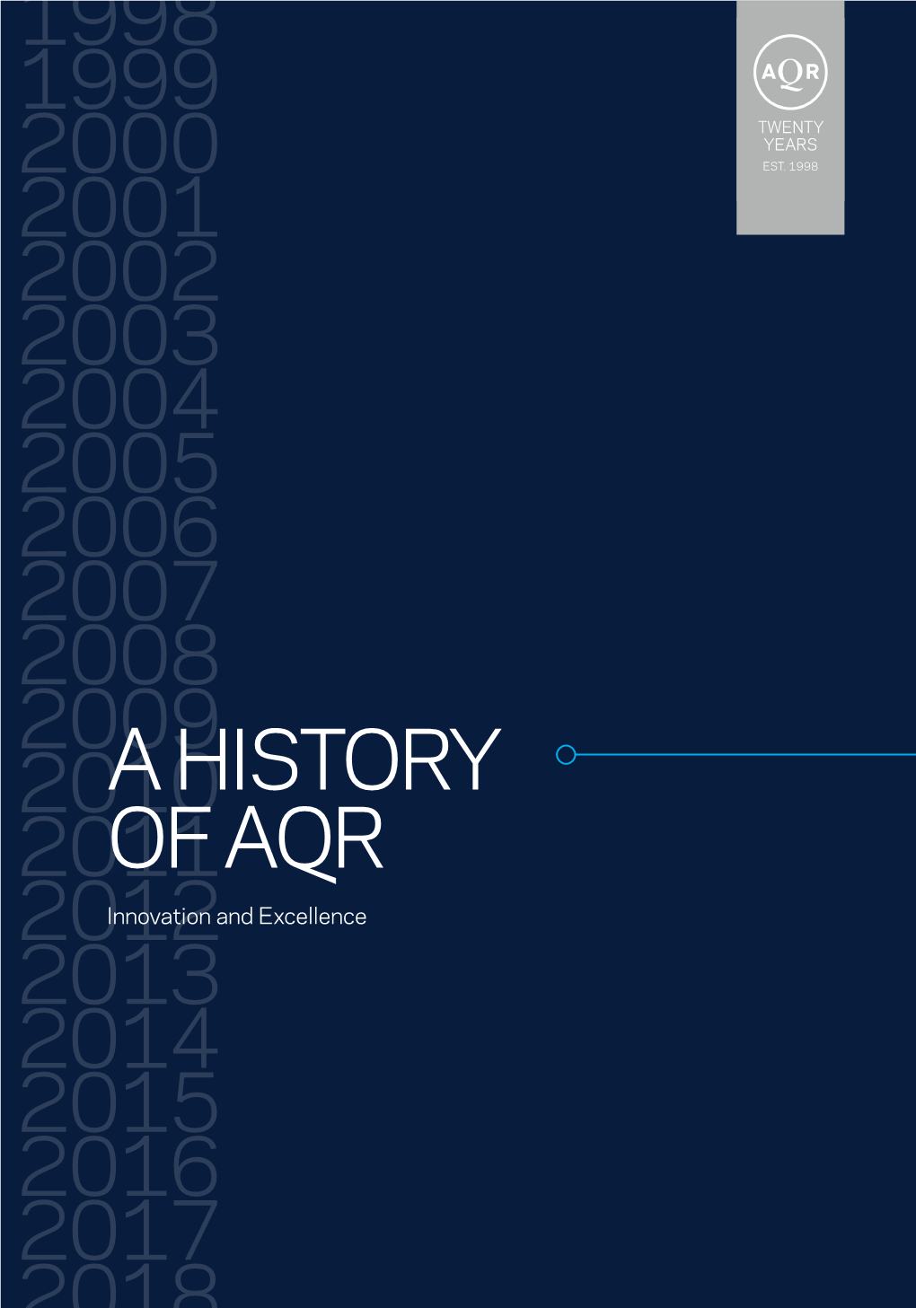 A HISTORY of AQR Innovation and Excellence the BEGINNING Applying Academia