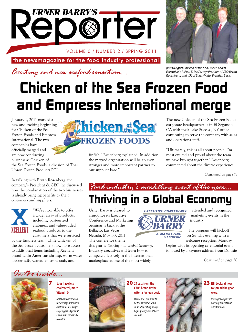 Chicken of the Sea Frozen Food and Empress International Merge