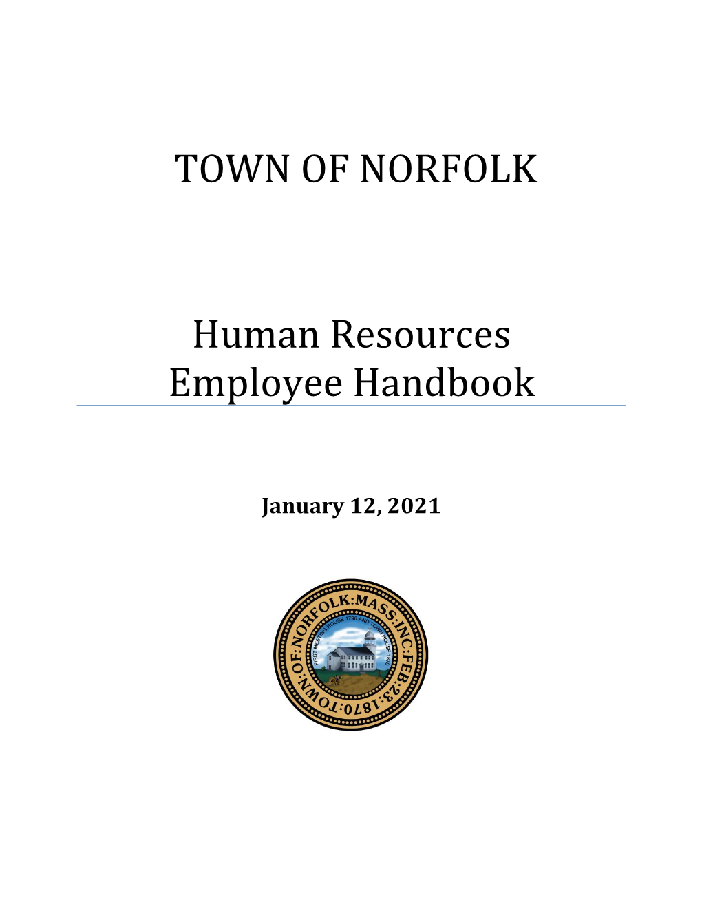 Hr Employee Handbook Disclaimer/Acknowledgement Form