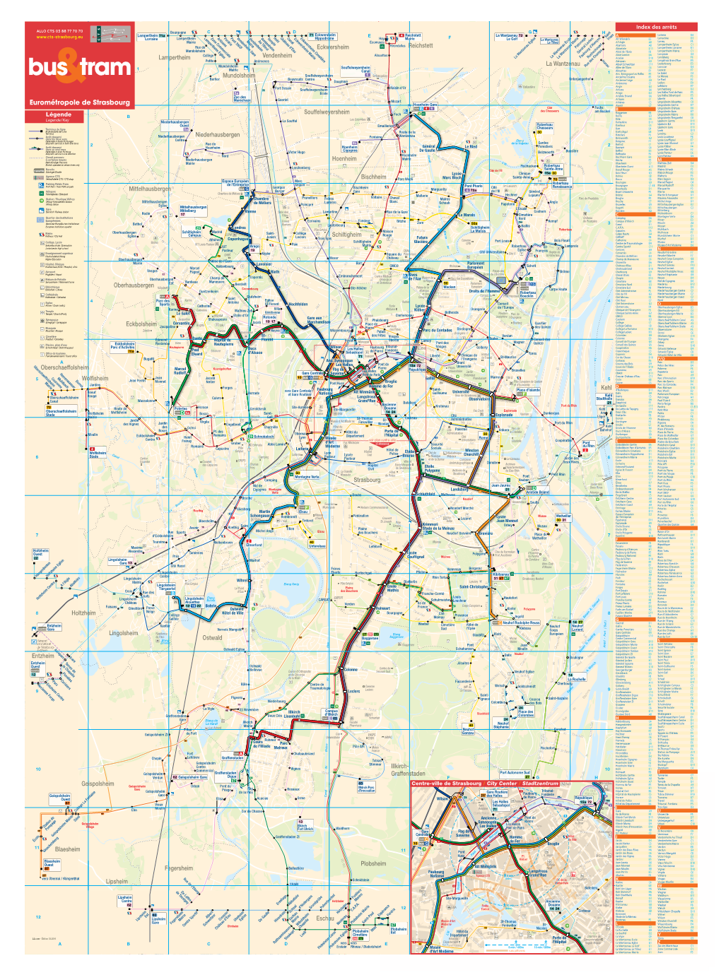 Eurométropole De Strasbourg Hoenheim Gare Lingolsheim Centre B7