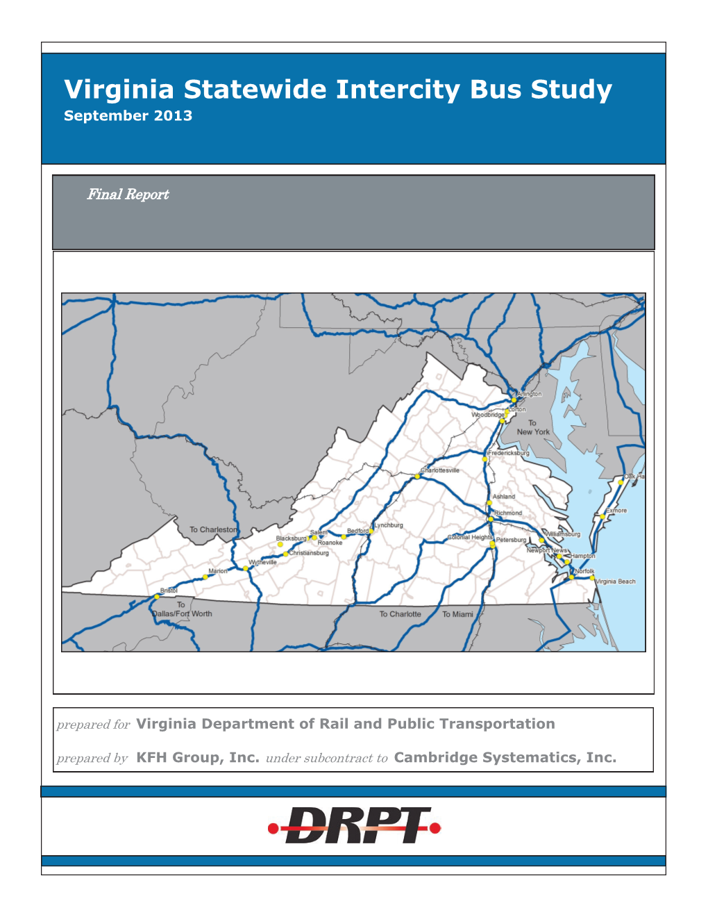 Virginia Statewide Intercity Bus Study (2013)