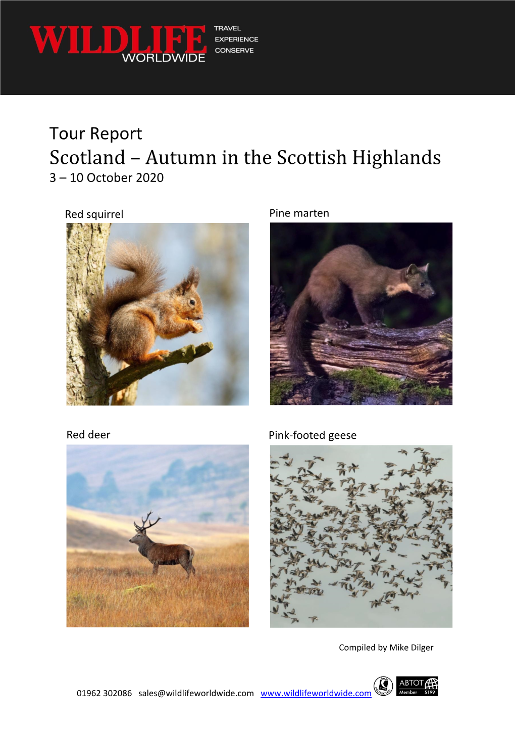 Scotland – Autumn in the Scottish Highlands 3 – 10 October 2020