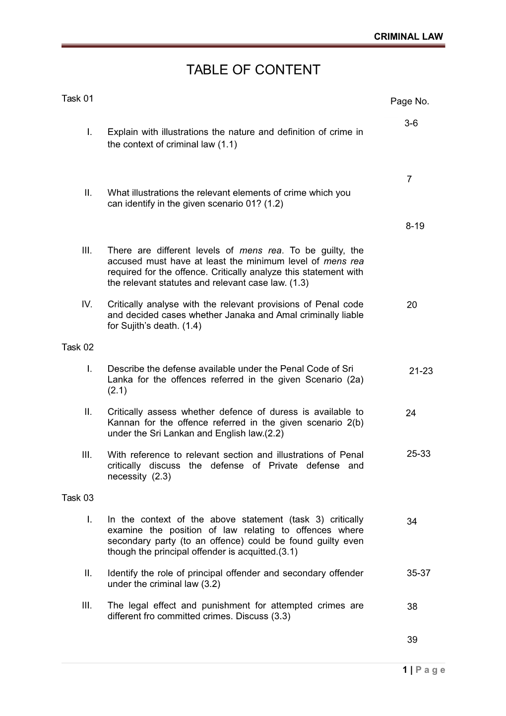 Criminal Law