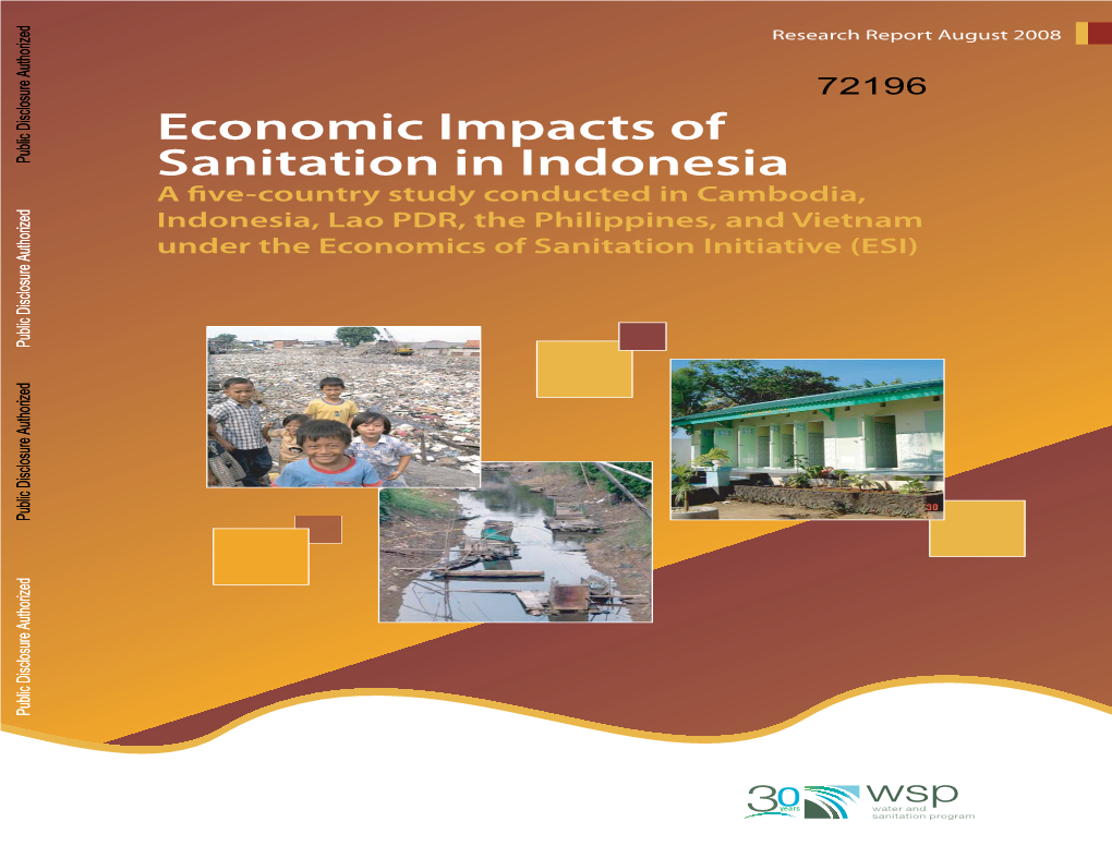 Economic Impacts of Sanitation in Indonesia