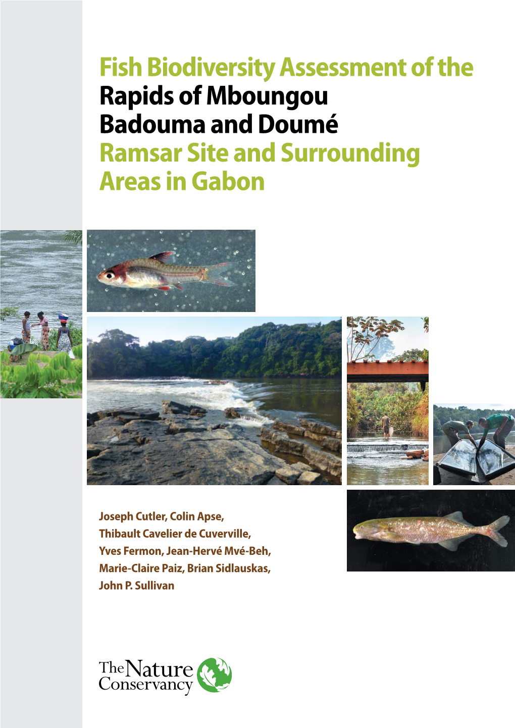 Fish Biodiversity Assessment of the Rapids of Mboungou Badouma and Doumé Ramsar Site and Surrounding Areas in Gabon