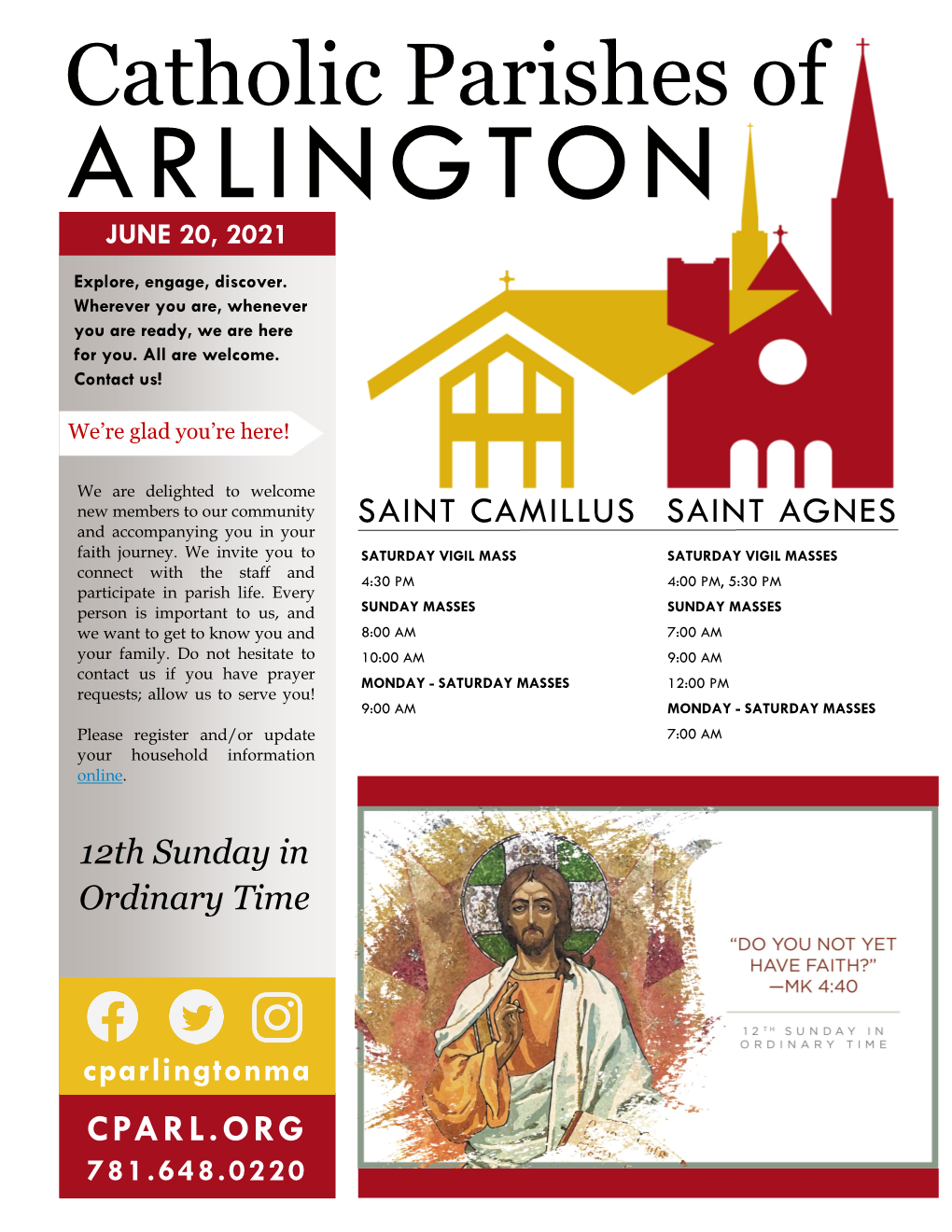 Catholic Parishes of ARLINGTON JUNE 20, 2021