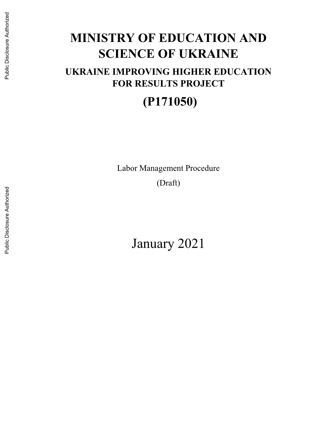 World Bank Document