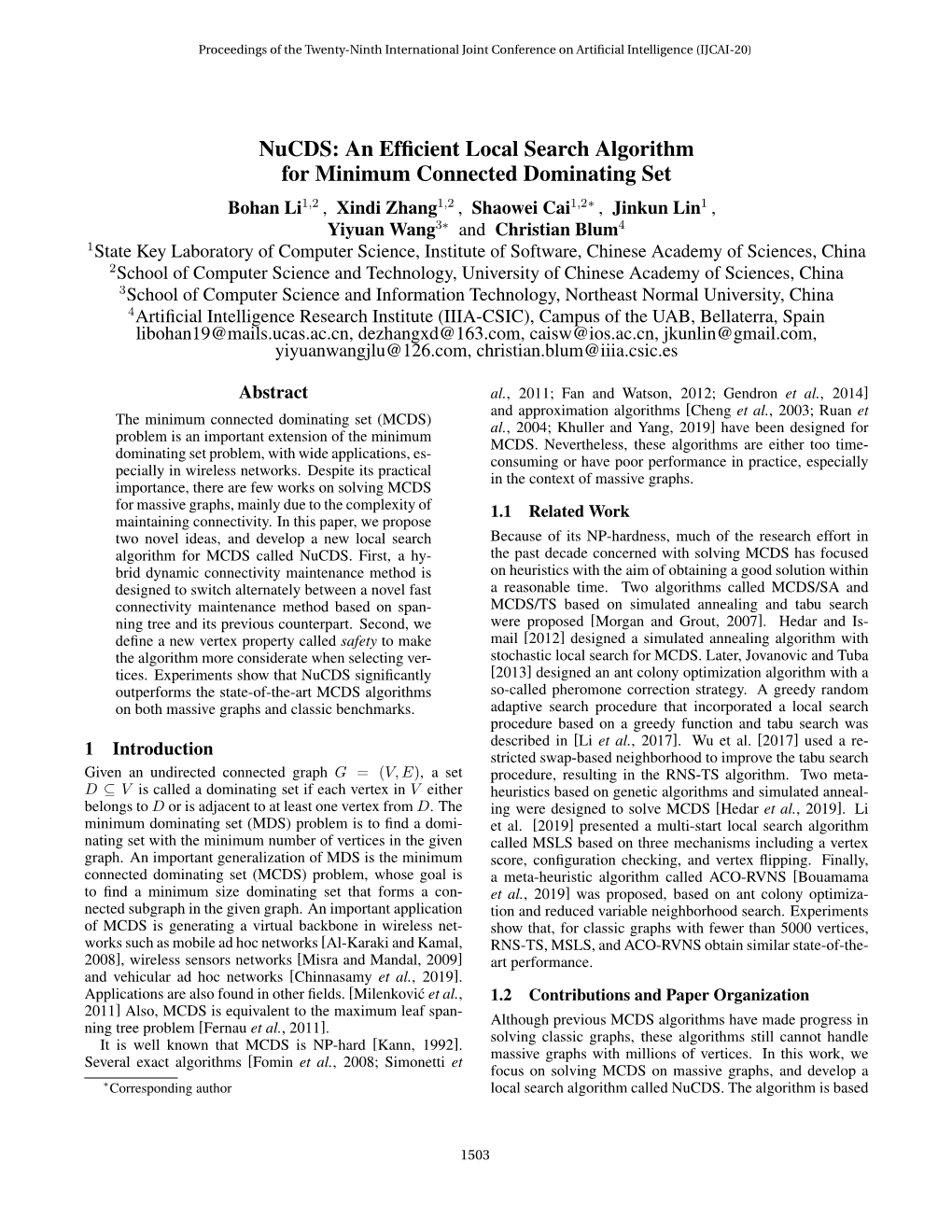 An Efficient Local Search Algorithm for Minimum Connected Dominating