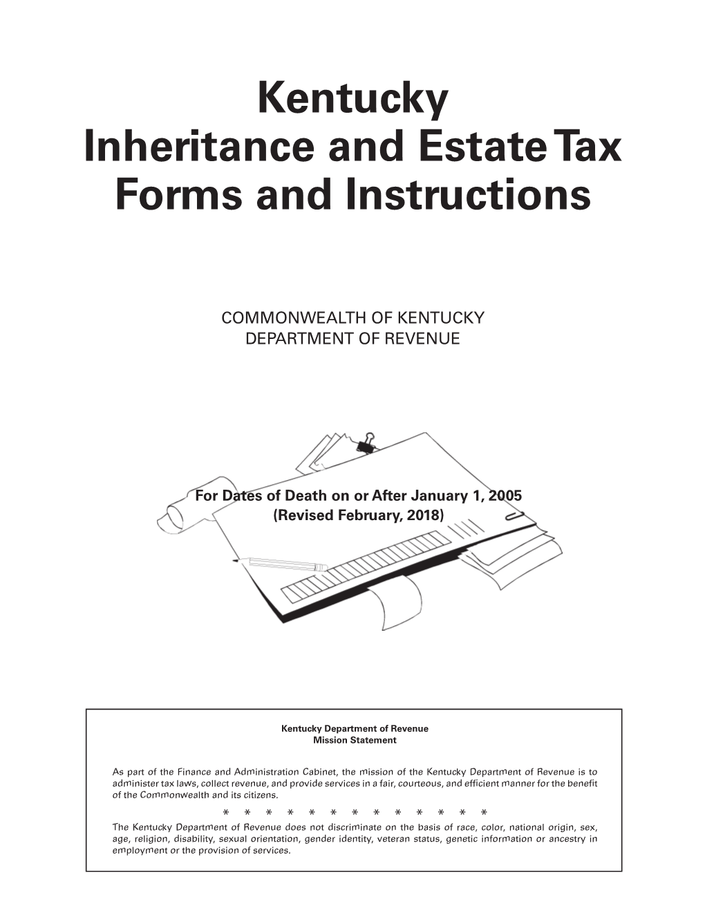 Kentucky Inheritance and Estate Tax Forms and Instructions