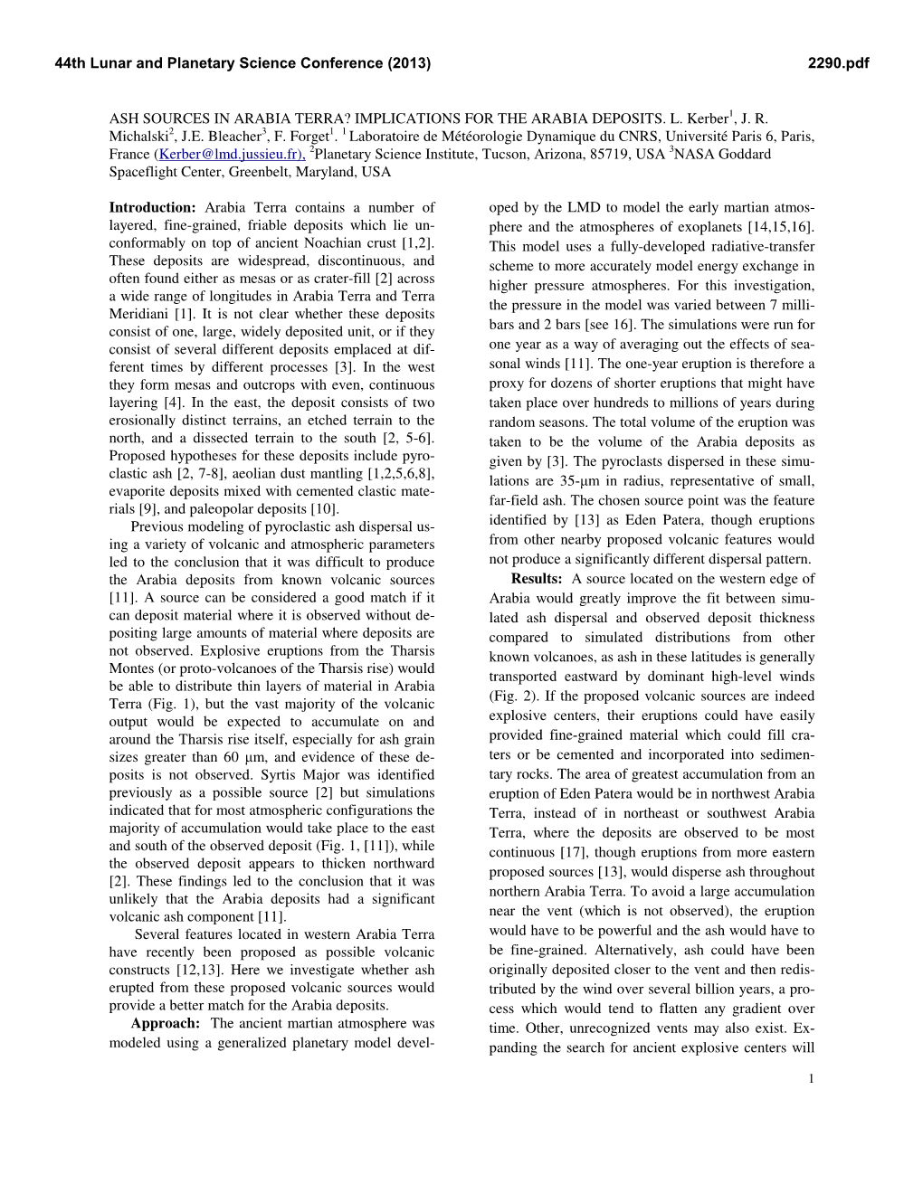 Ash Sources in Arabia Terra? Implications for the Arabia Deposits