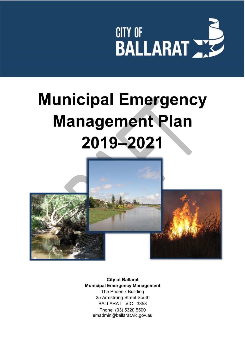 Municipal Emergency Management Plan 2019–2021