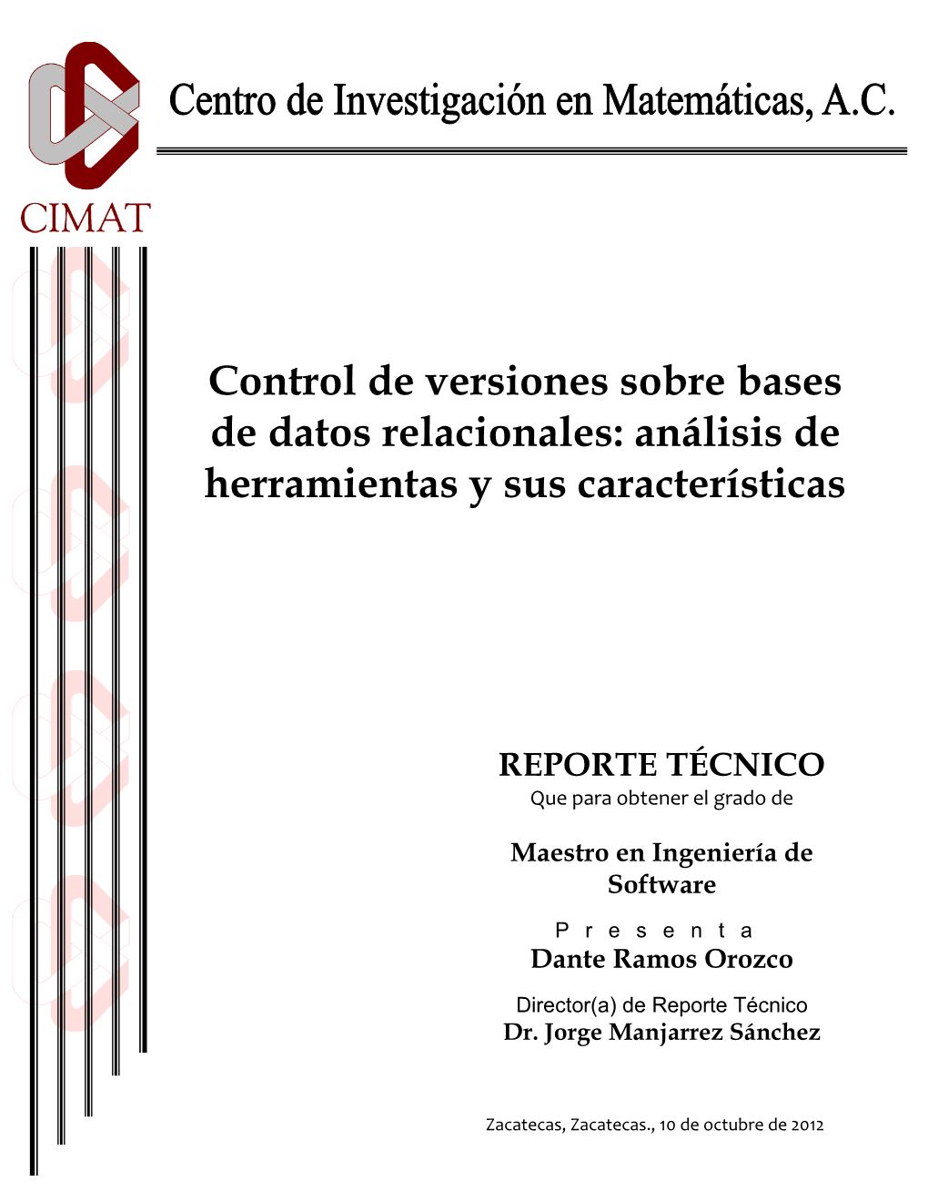 Control De Versiones Sobre Bases De Datos Relacionales