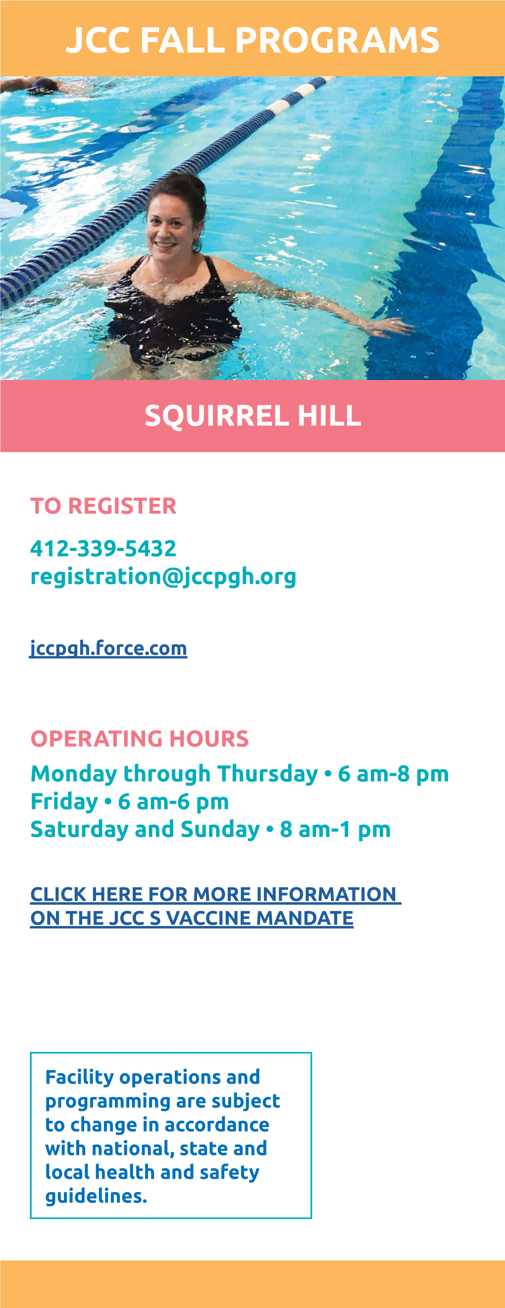 SQUIRREL HILL Fall Program Guide