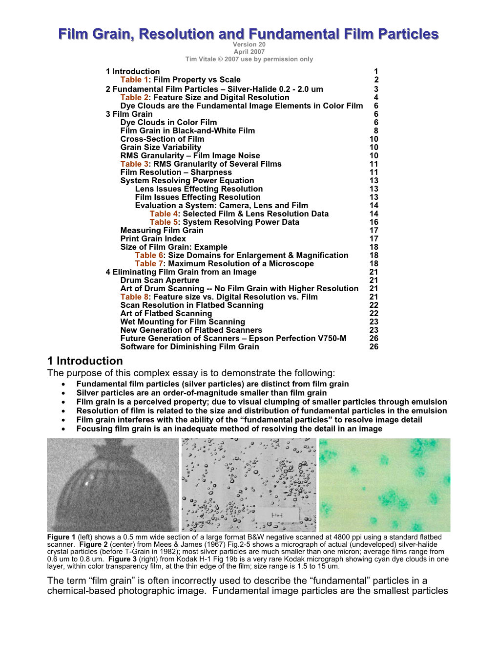 Film Grain, Resolution and Fundamental Film