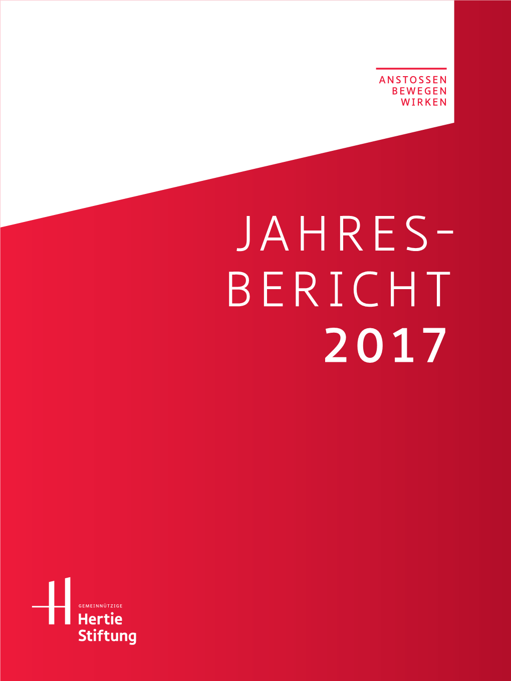 Jahres- Bericht 2017 Inhalt Vorwort 1