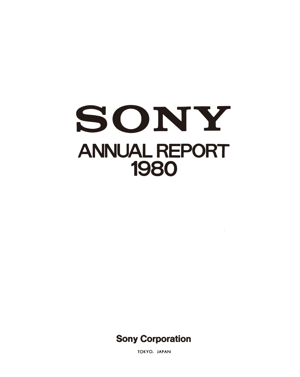 Annual Report 1980