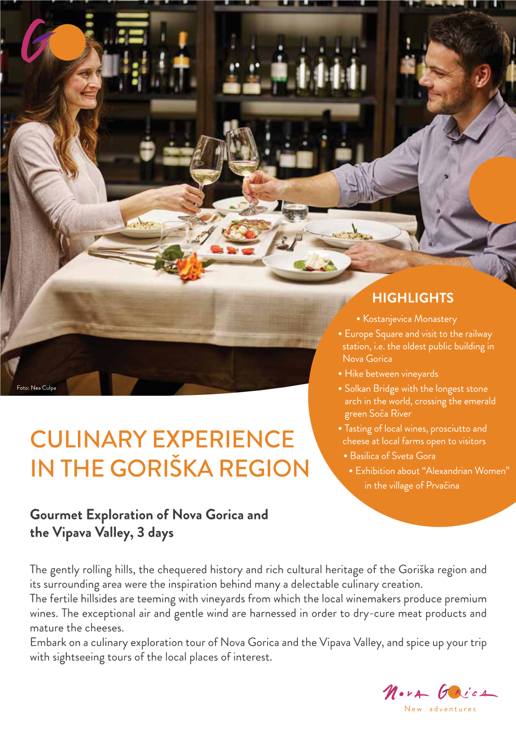 Culinary Experience in the Goriška Region