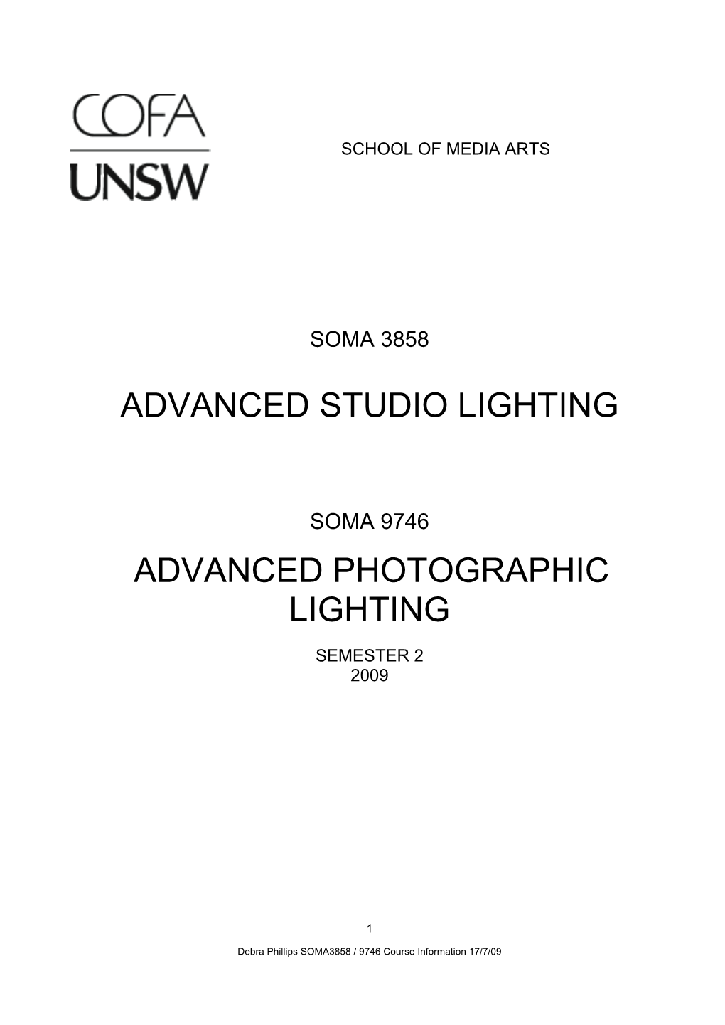 Advanced Studio Lighting Advanced Photographic