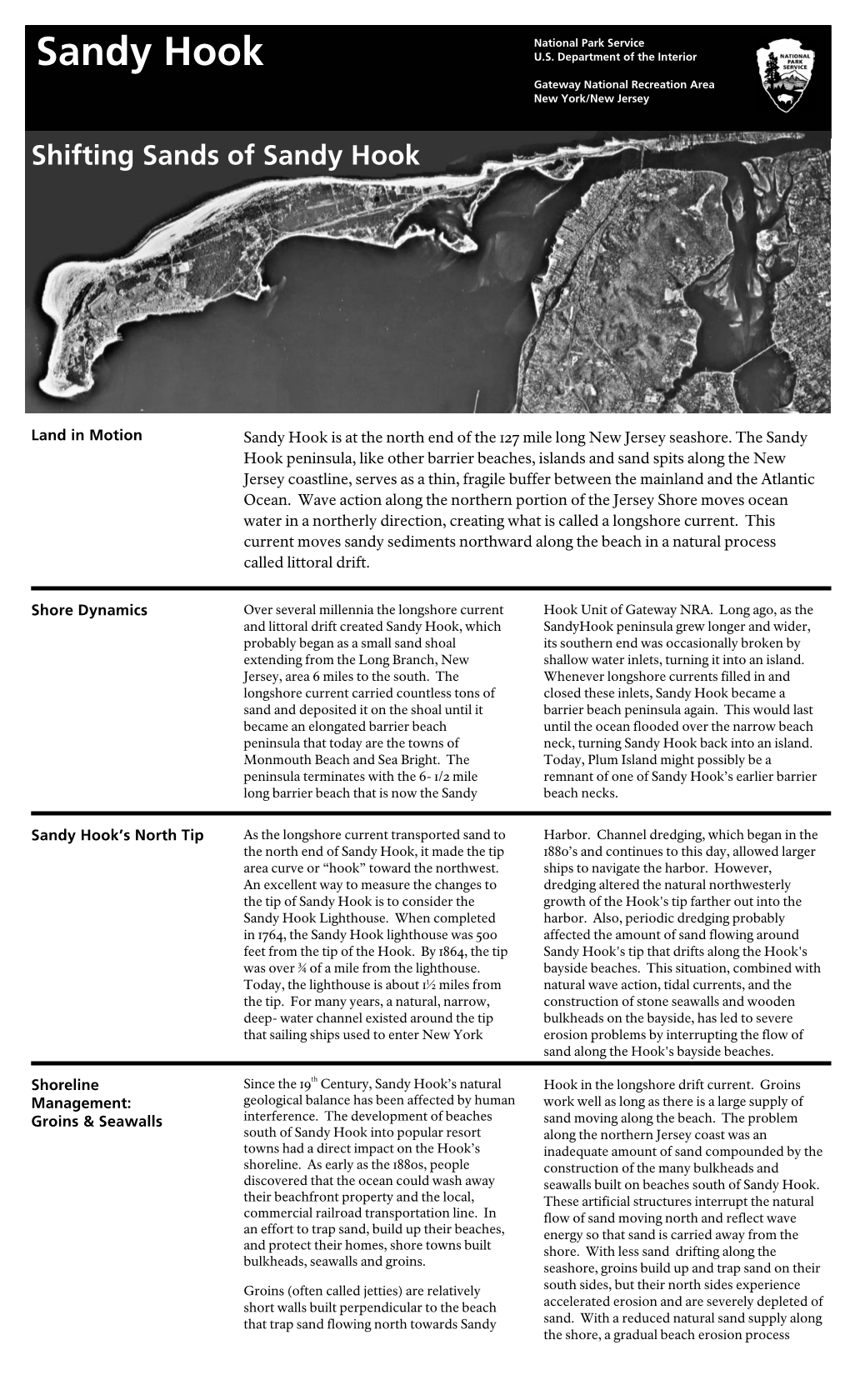 Shifting Sands of Sandy Hook